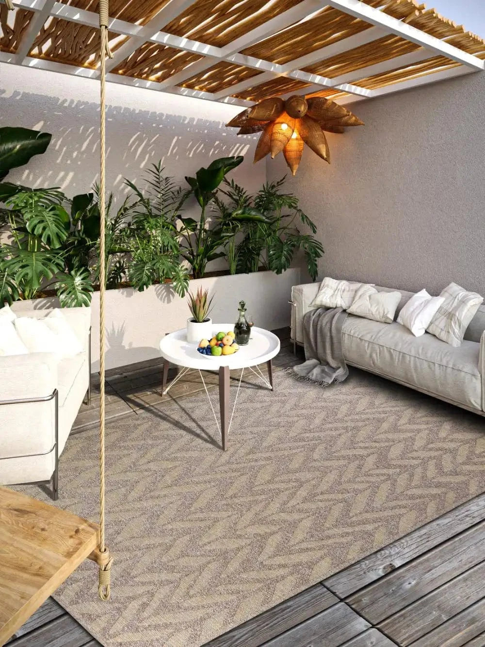 1883 Indoor Outdoor 106153 Natural Beige Rug