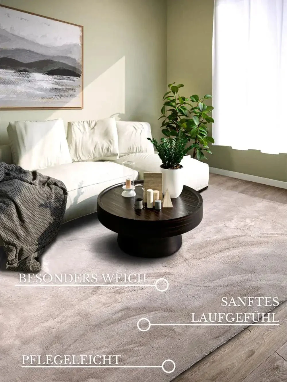 1899 Leon 106160 Light Grey Rug