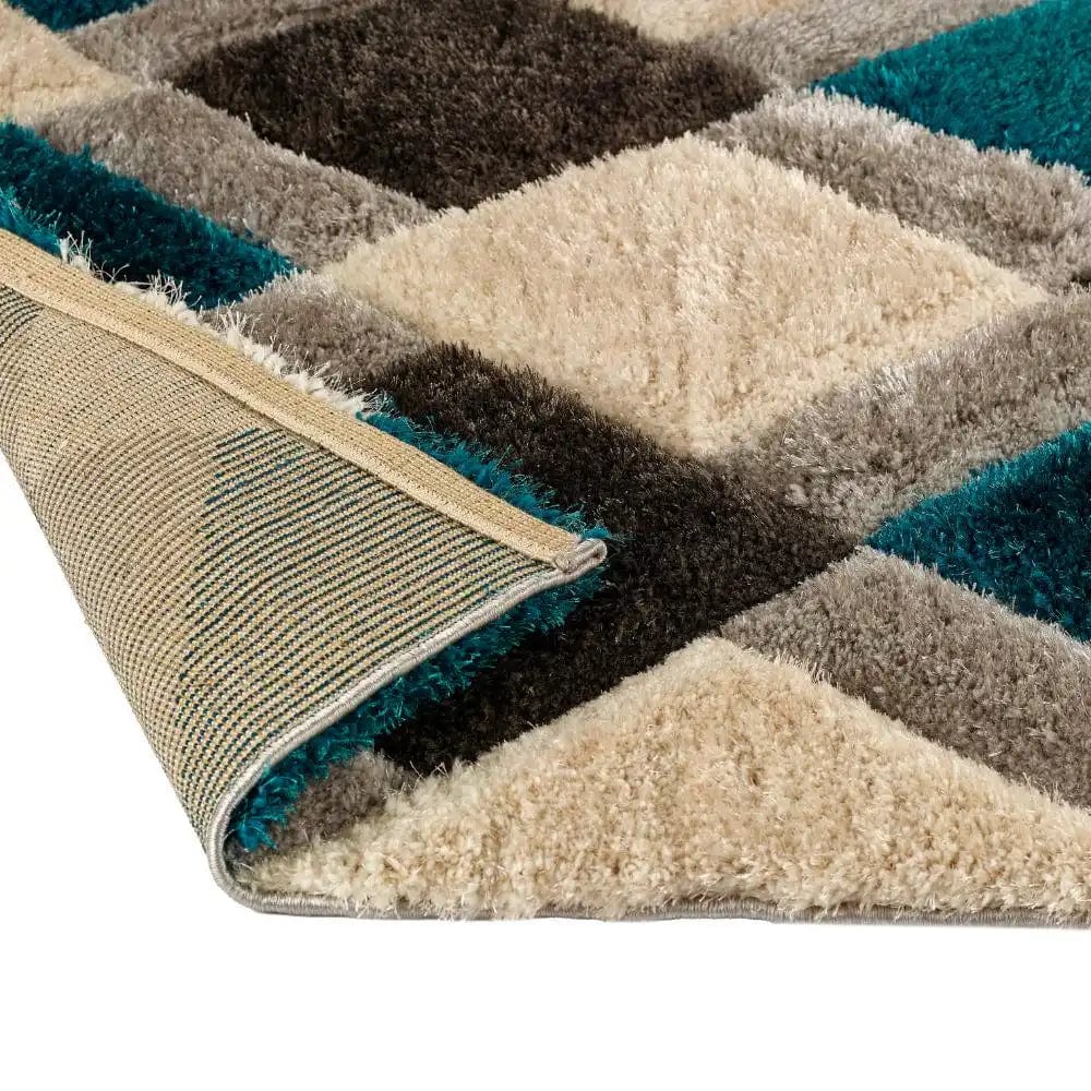3D Geo Shaggy Teal - Image 2