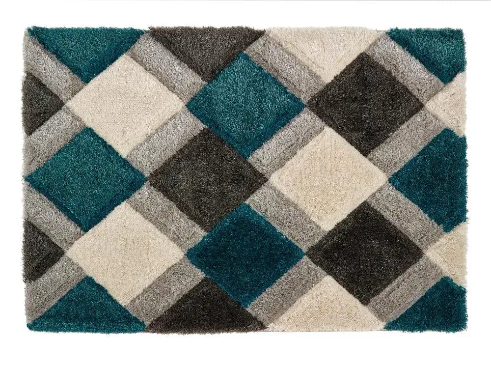 3D Geo Shaggy Teal - Image 3