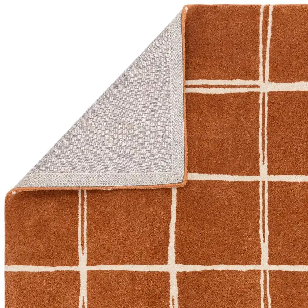 Albany Asiatic Grid Rust - Image 4