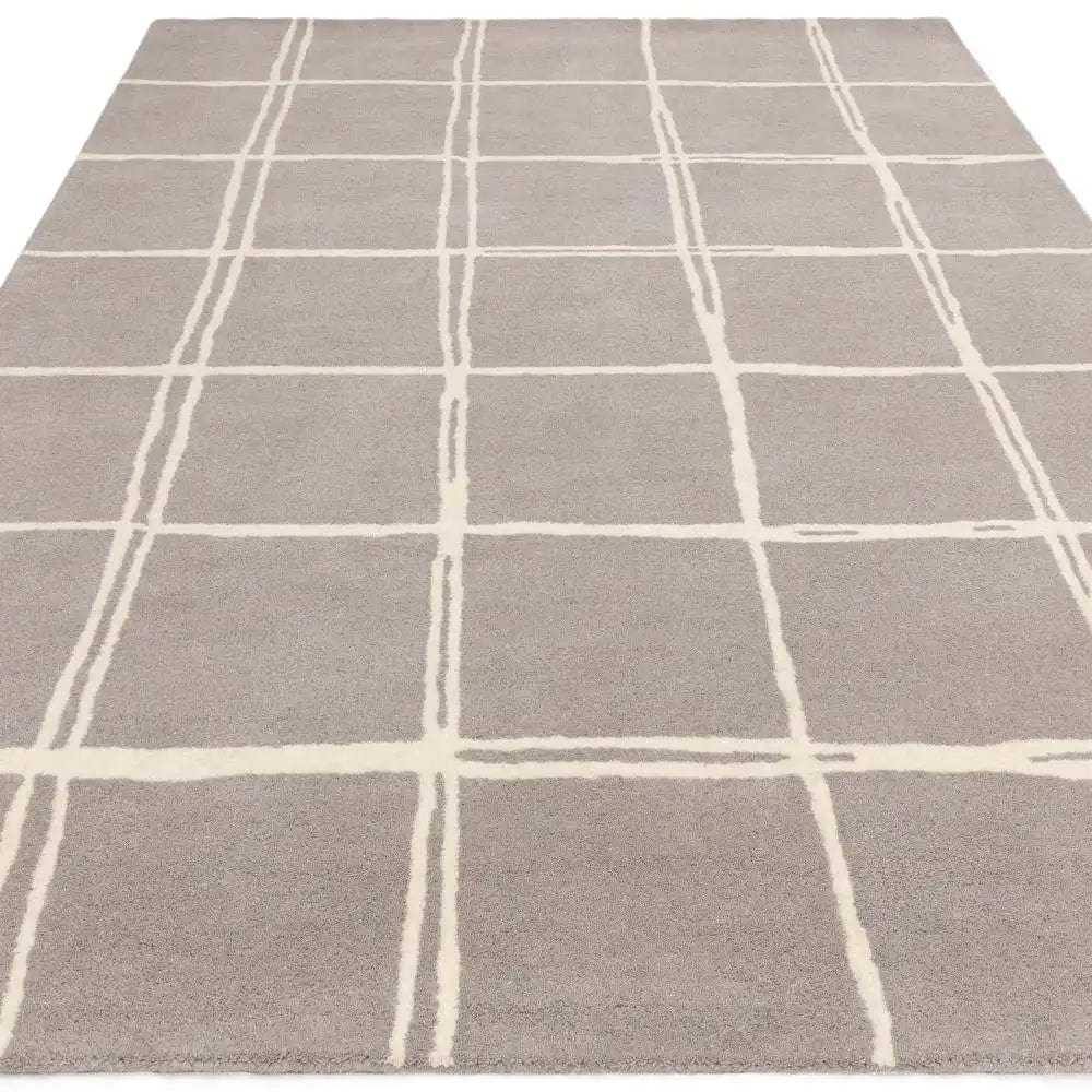 Albany Asiatic Grid Silver - Image 2