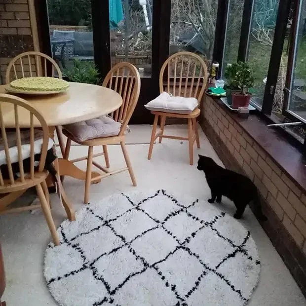 Allure 102753 Hash Cream Black Rug - Image 2