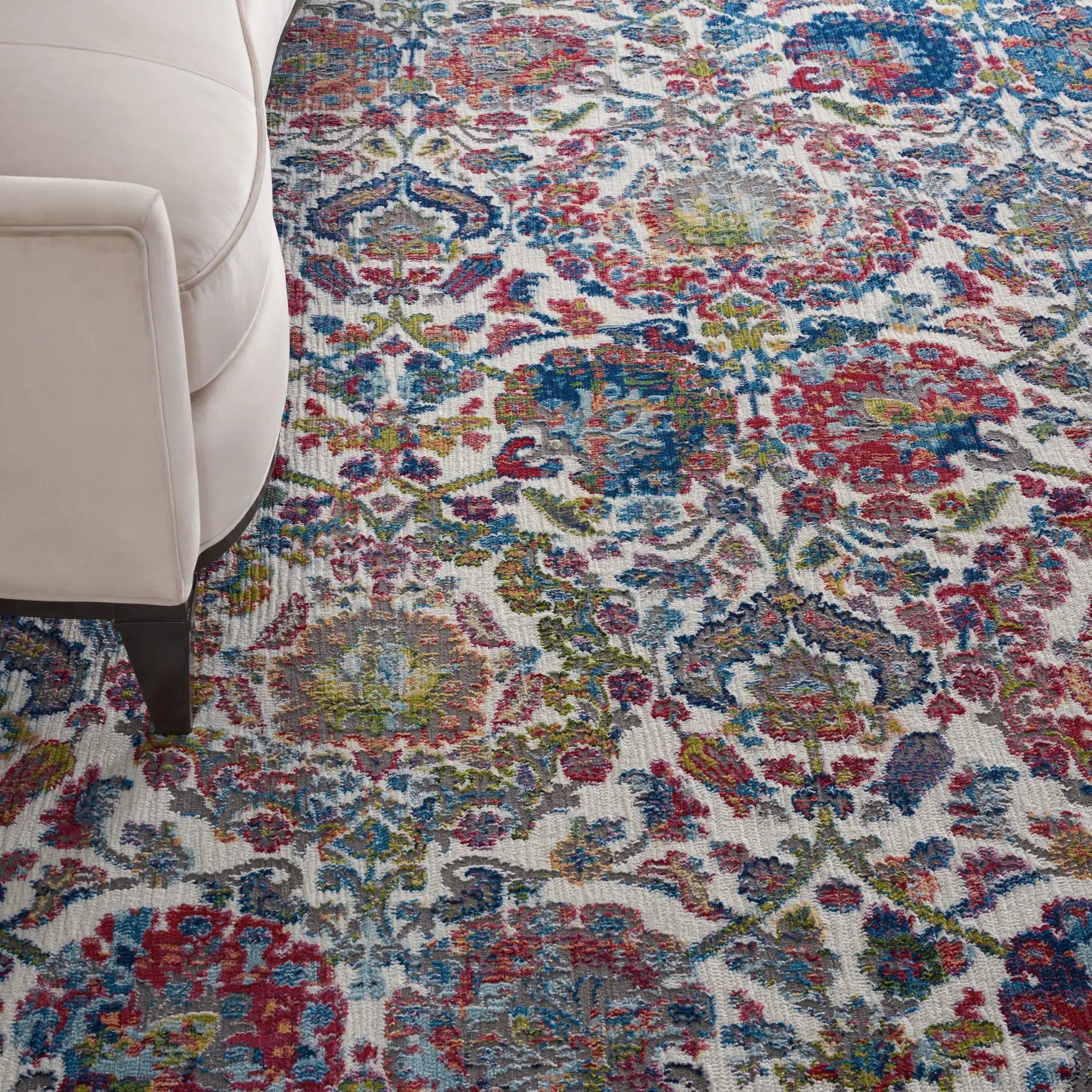 Ankara Global ANR06 Ivory Blue - Image 3