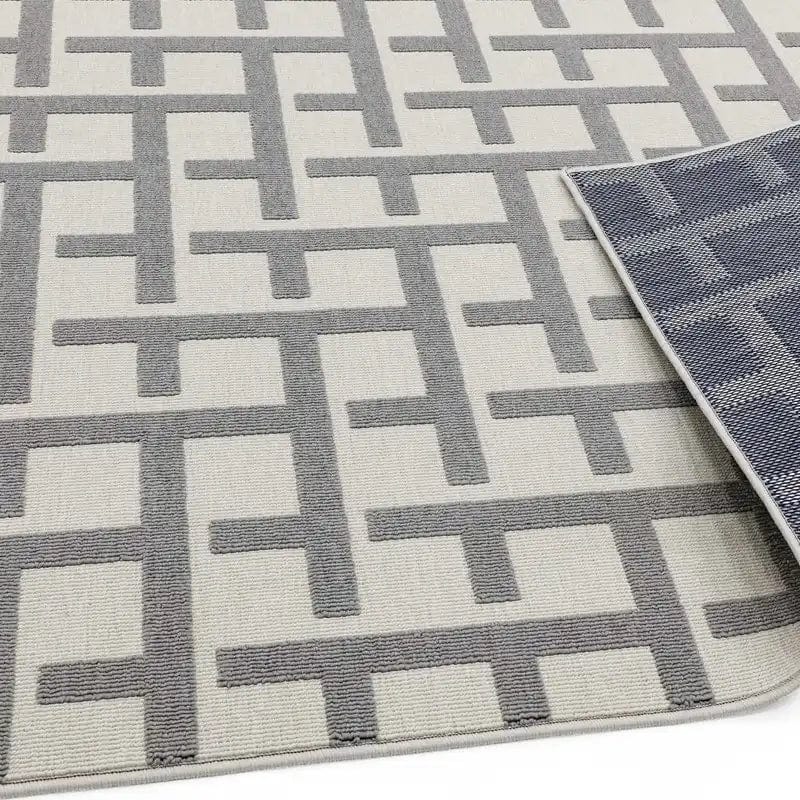 Antibes AN03 White Grey Grid - Image 3