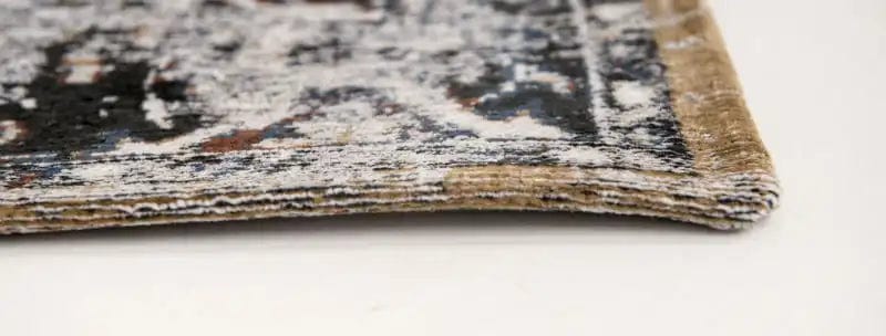 Antique Heriz 8707 Divan Blue Rugs - Image 3