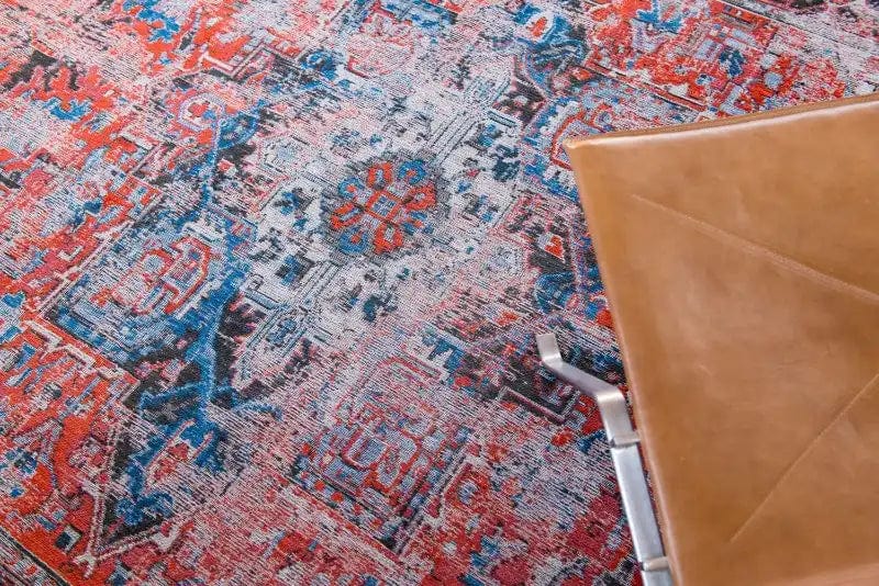 Antique Heriz 8703 Classic Brick Rugs - Image 3