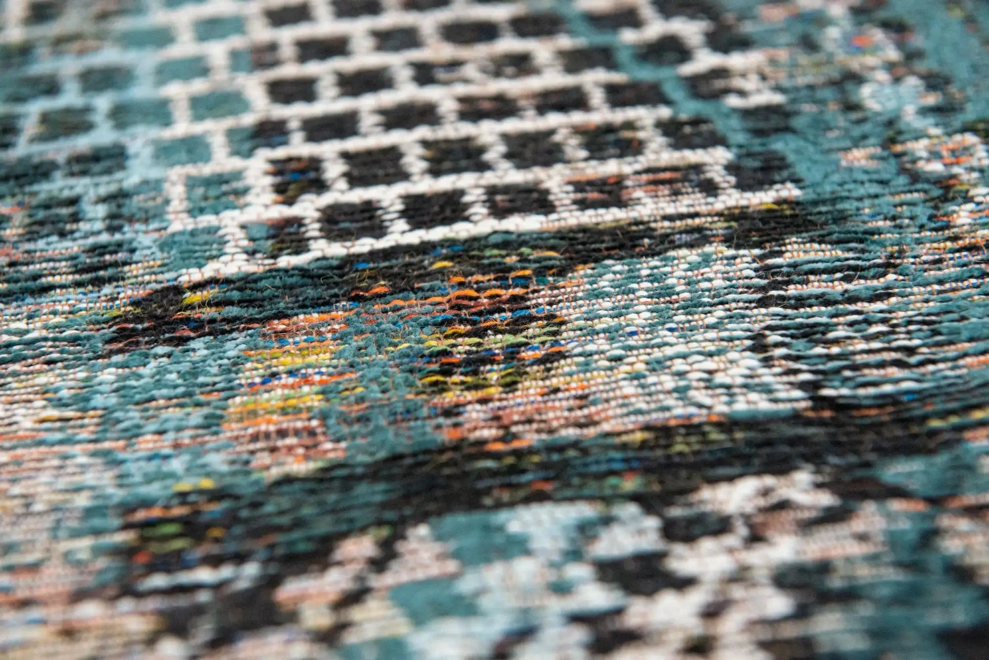 Antique Kilim 9110 Zemmuri Blue Rugs - Image 3