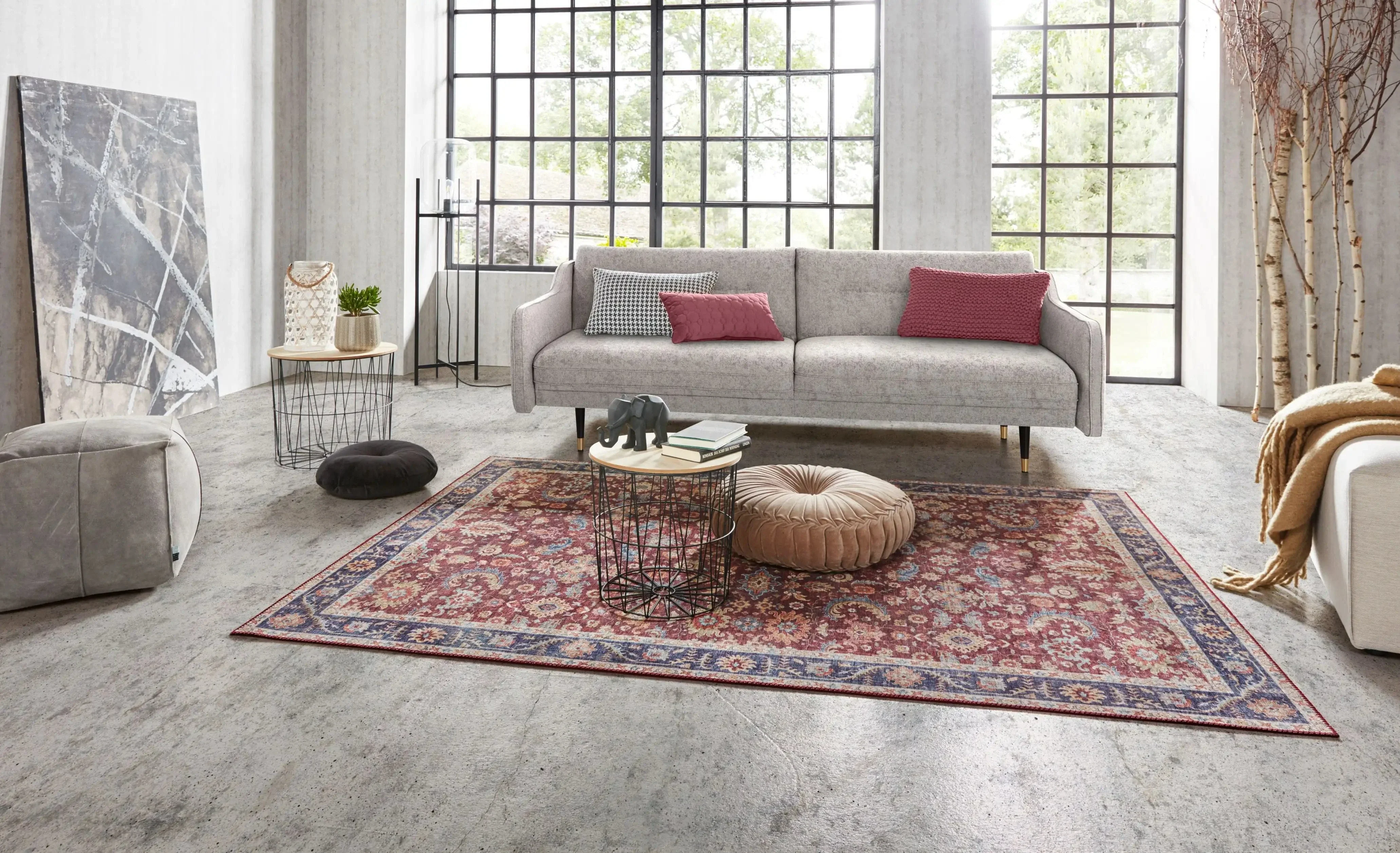 Asmar 104004 Vivana Bordeaux Rug