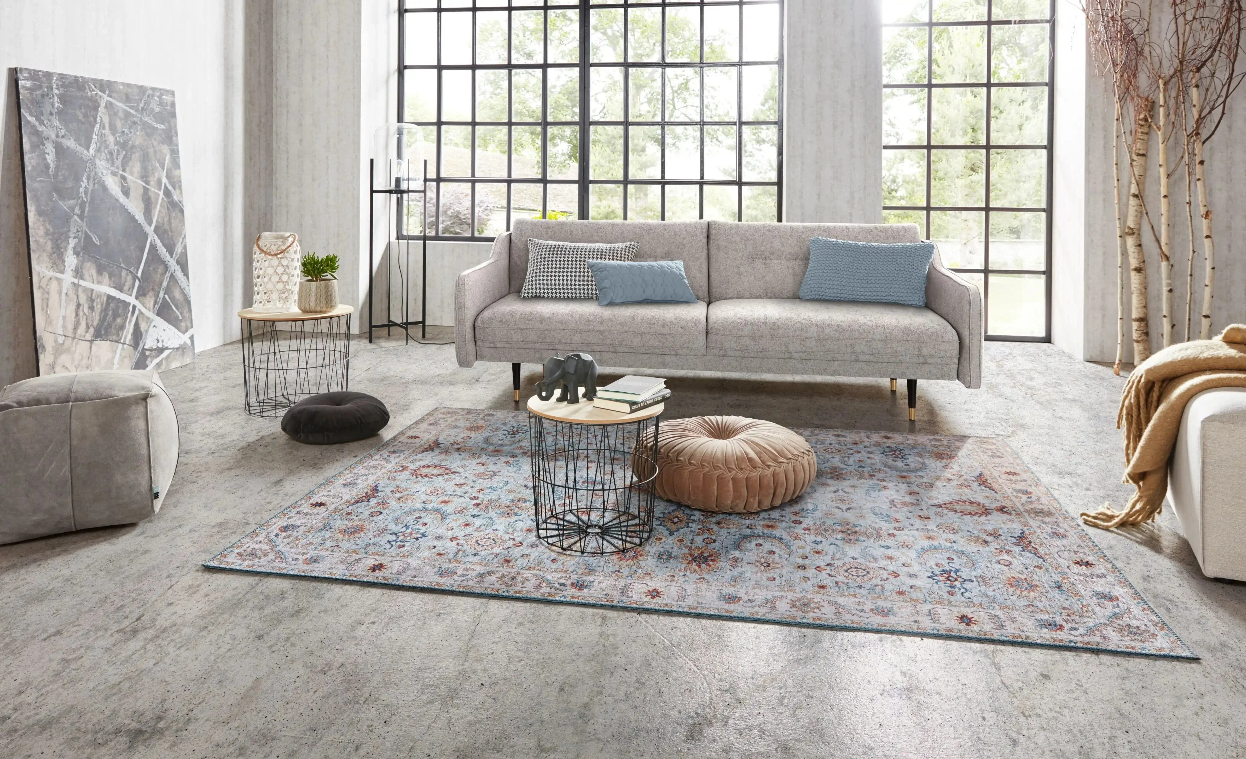 Asmar 104005 Vivana Heaven Blue Rug