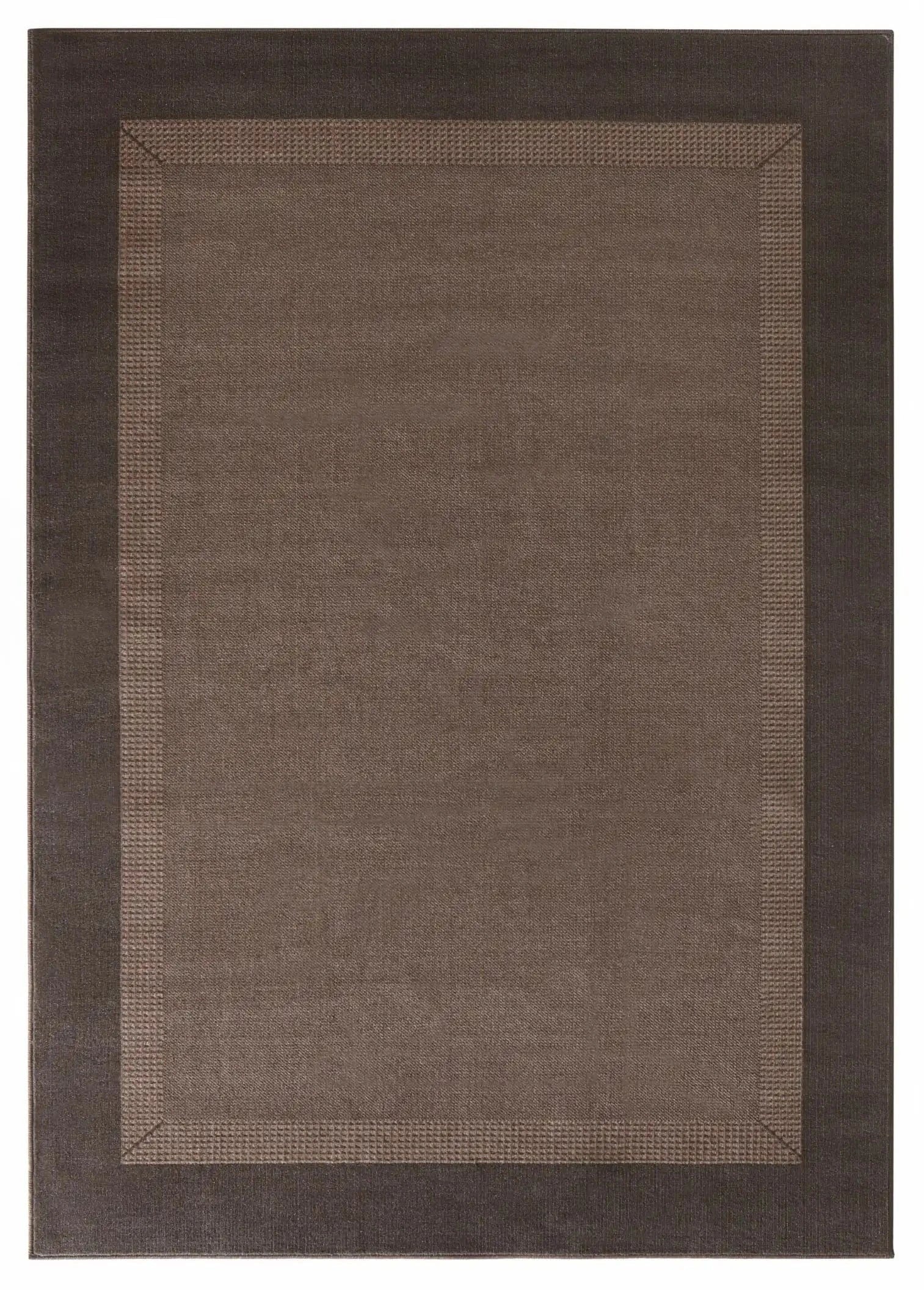 Basic 102500 Band Brown Rug - Image 2