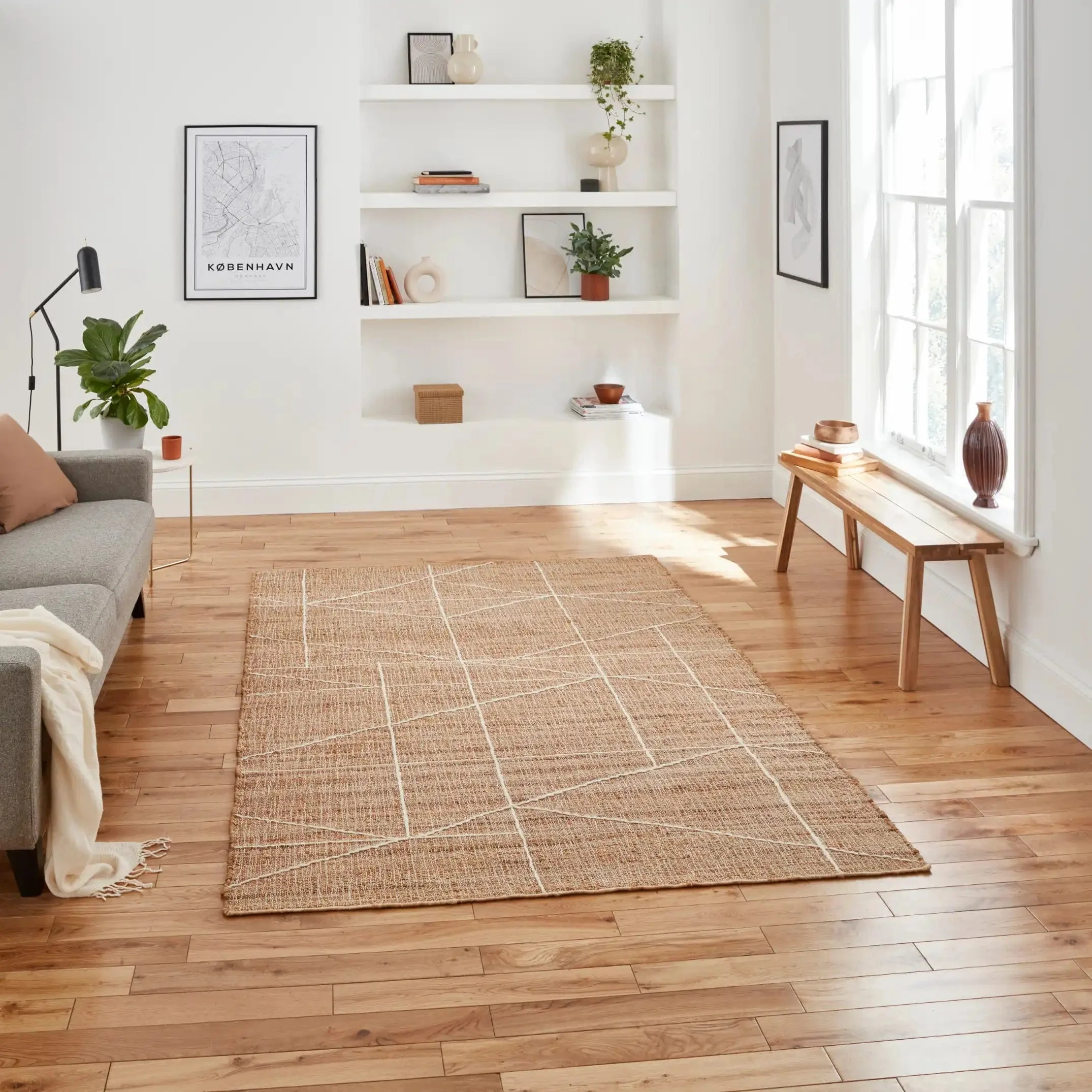 Bazaar Jute 24875 Natural