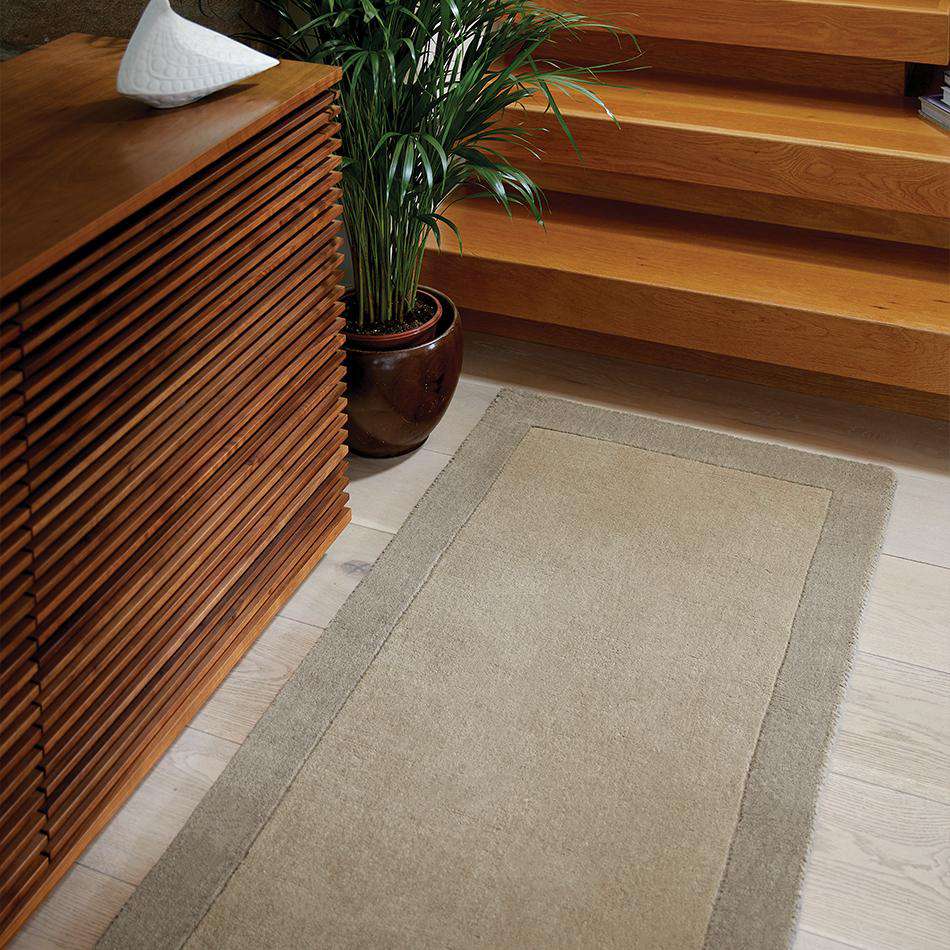 Borders Taupe Runner