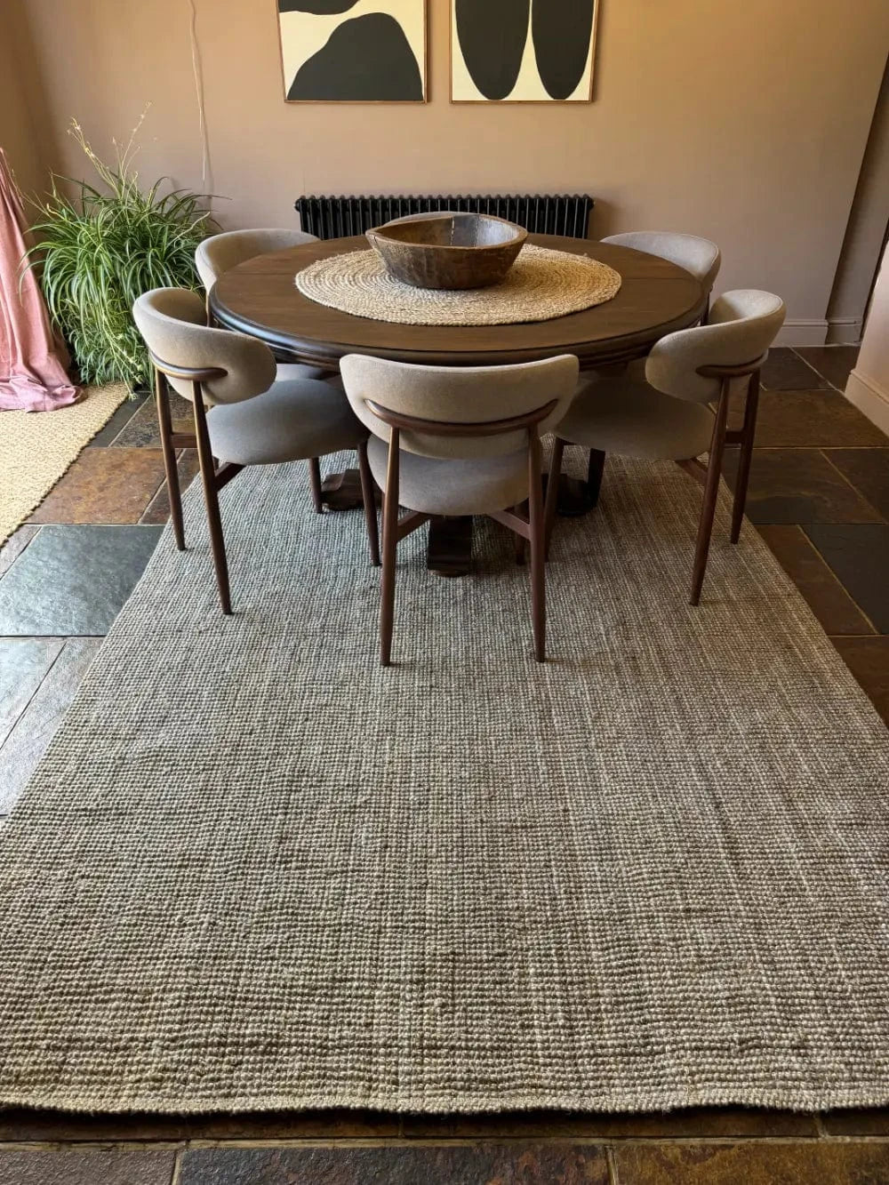 Boucle 105975 Grey Brown Rug - Image 2