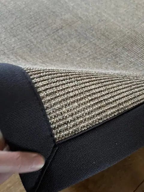 Boucle Sisal Spice with Charcoal Border - Image 3
