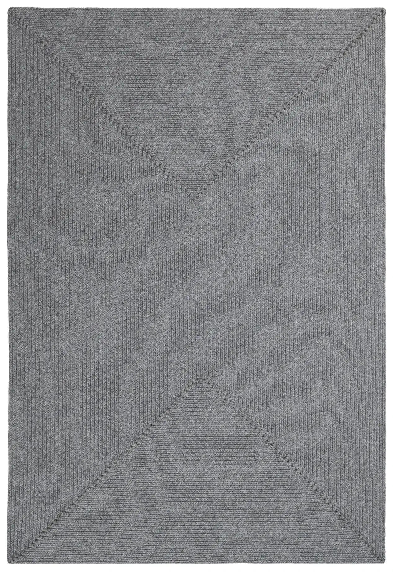 Braided 105551 Trenzado Light Grey Rug - Image 2