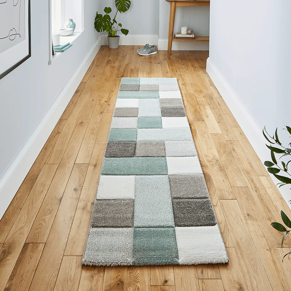 Brooklyn 646 Beige Green Runner