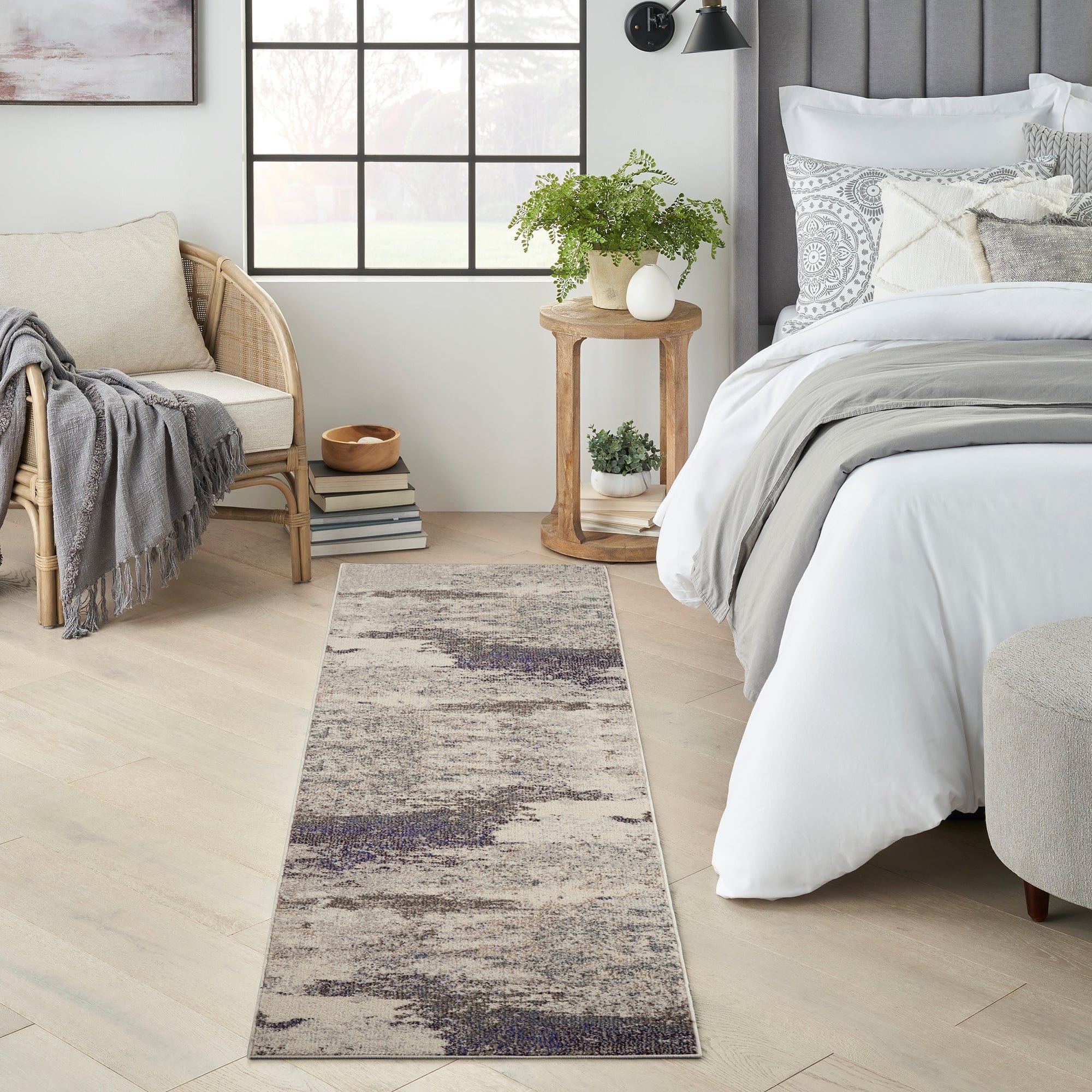 Celestial CES02 Ivory Grey Runner