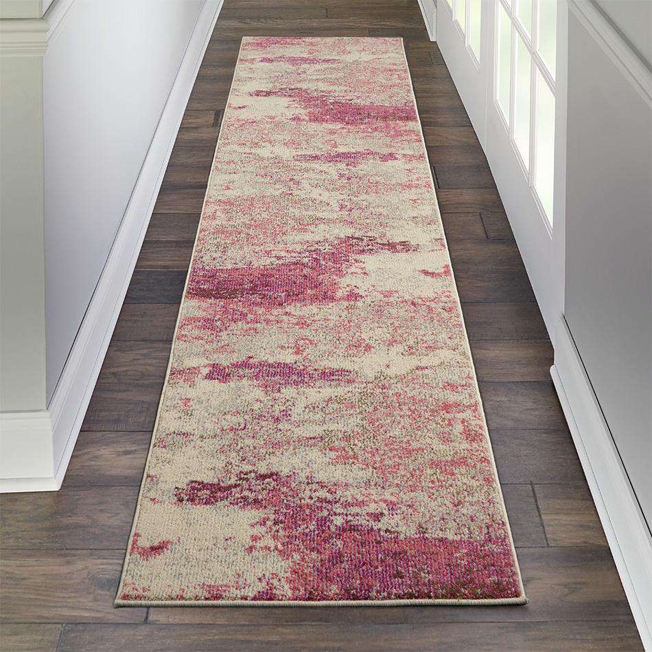 Celestial CES02 Ivory Pink Runner