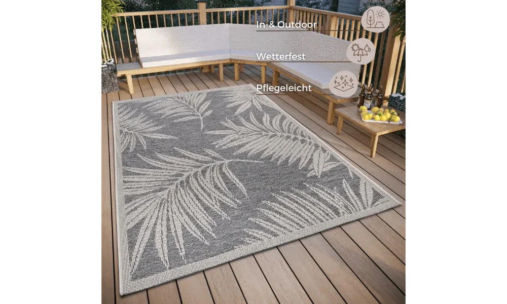 Clyde 105907 Grey Cream Indoor / Outdoor - Image 2