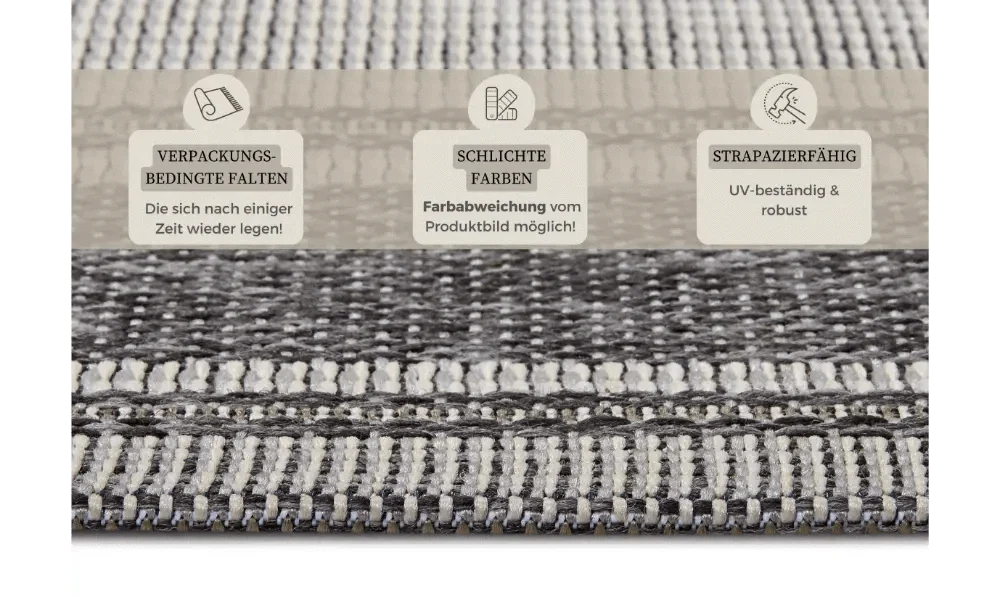 Clyde 105910 Beige Grey Indoor / Outdoor - Image 4