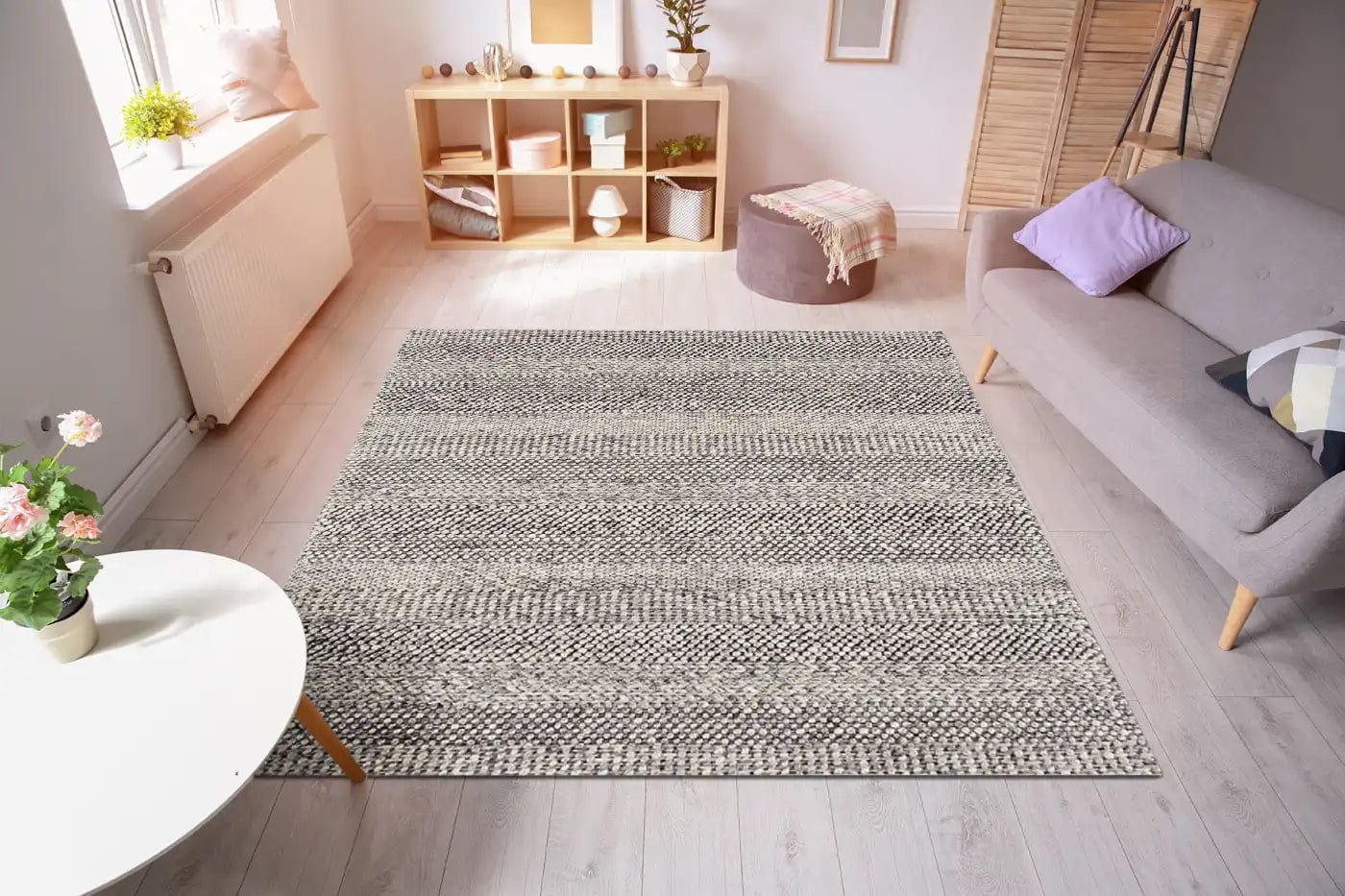 Coast CS07 Grey Marl Stripe