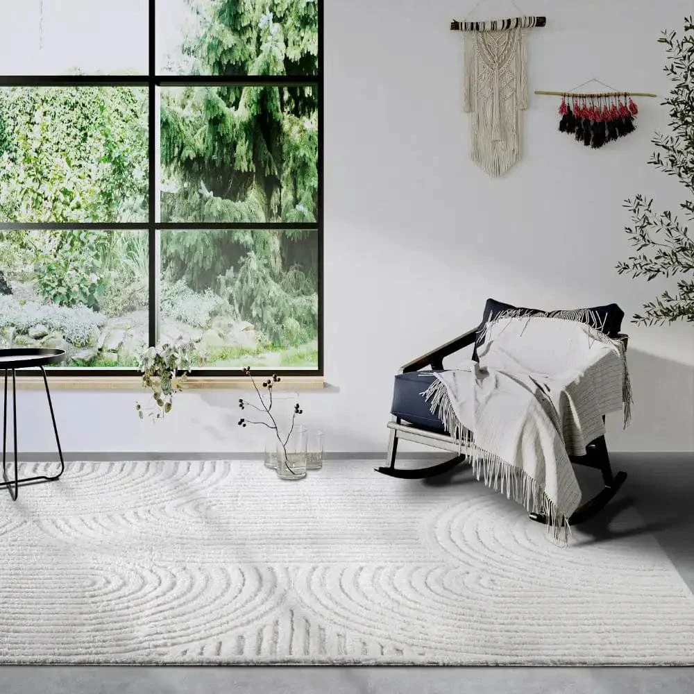 Elle Gallery 106092 Cream White Rug