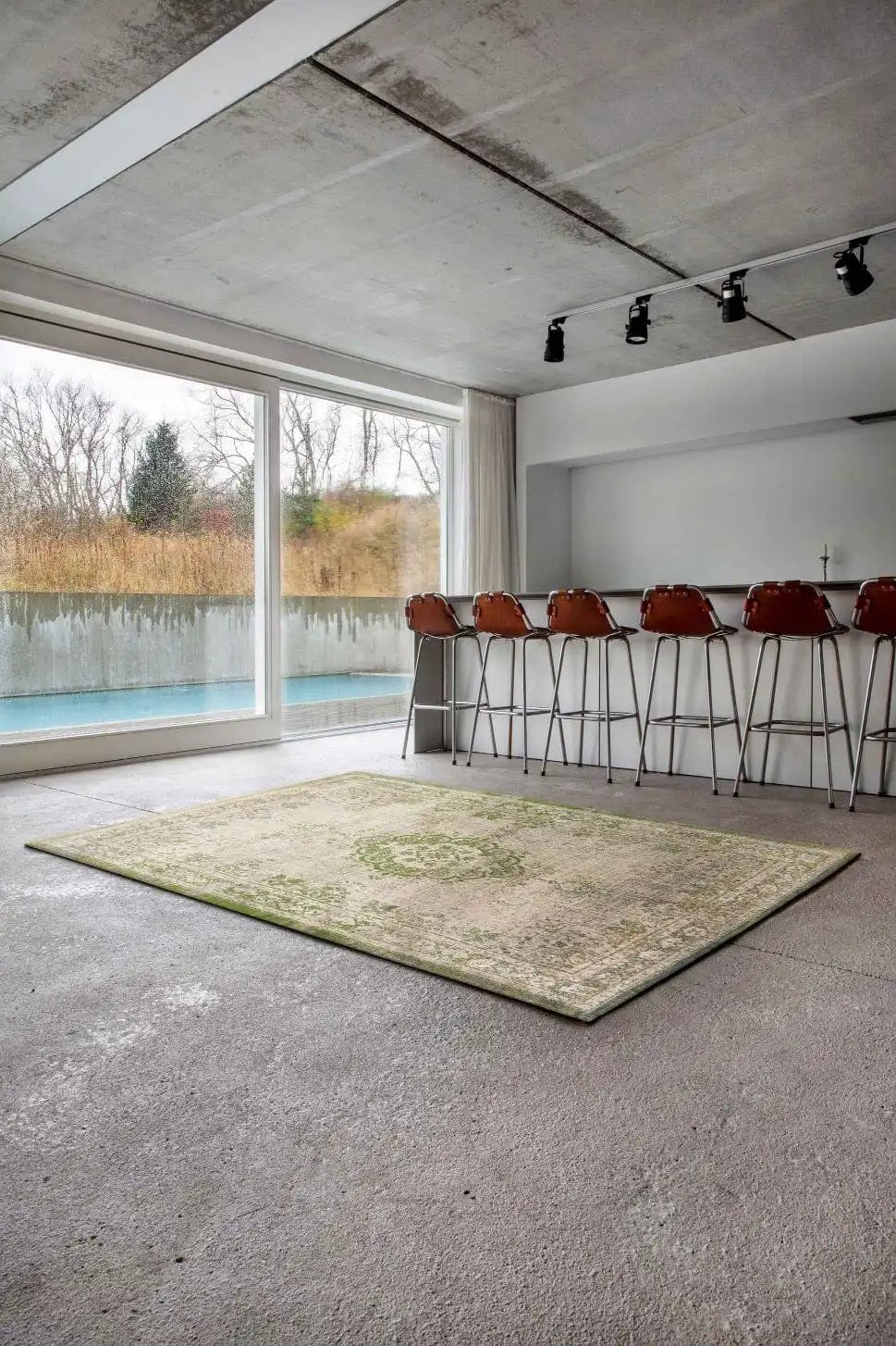 Fading World Medallion 9066 Grey Forest Rugs