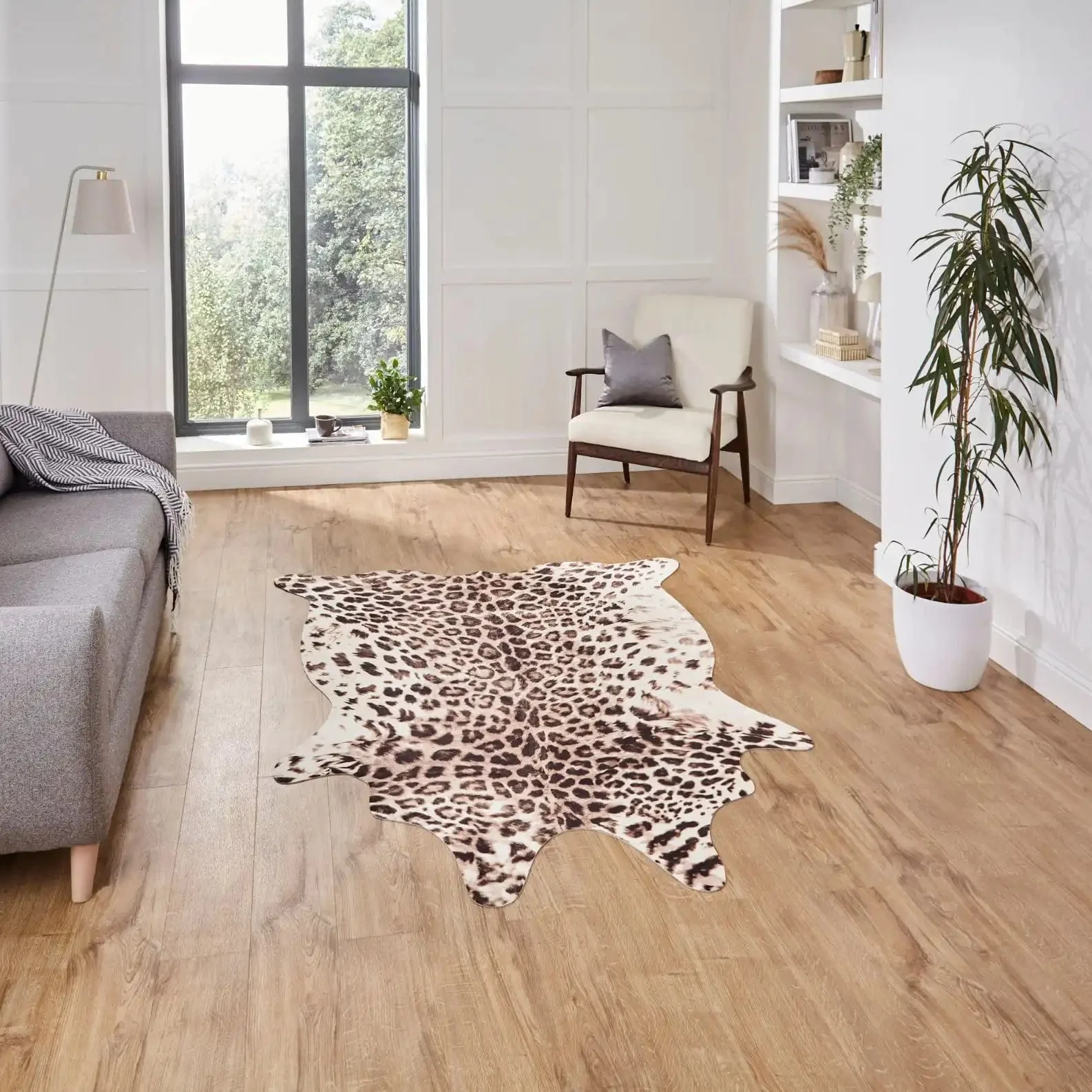 Faux Animal Print Leopard Print
