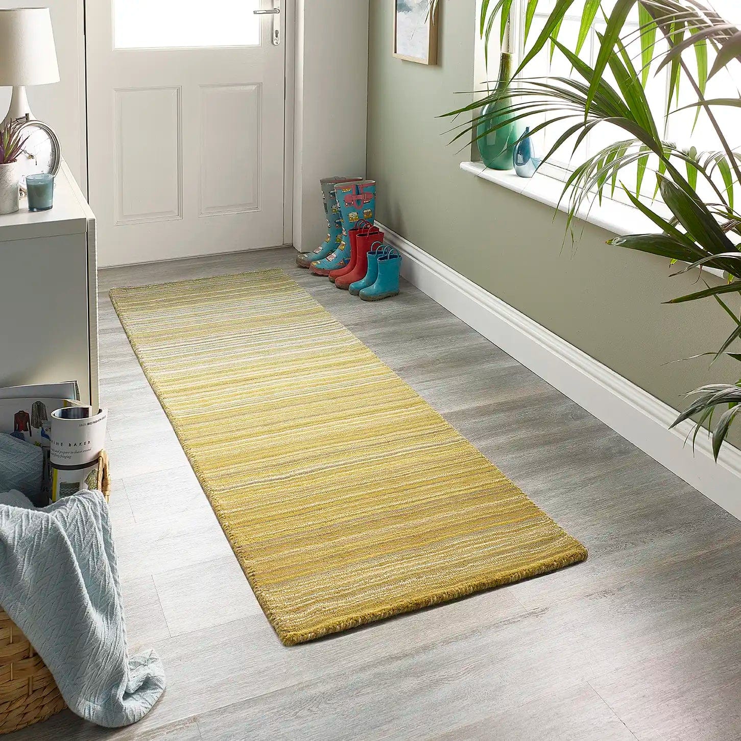 Fine Stripe Ochre Yellow - Image 2