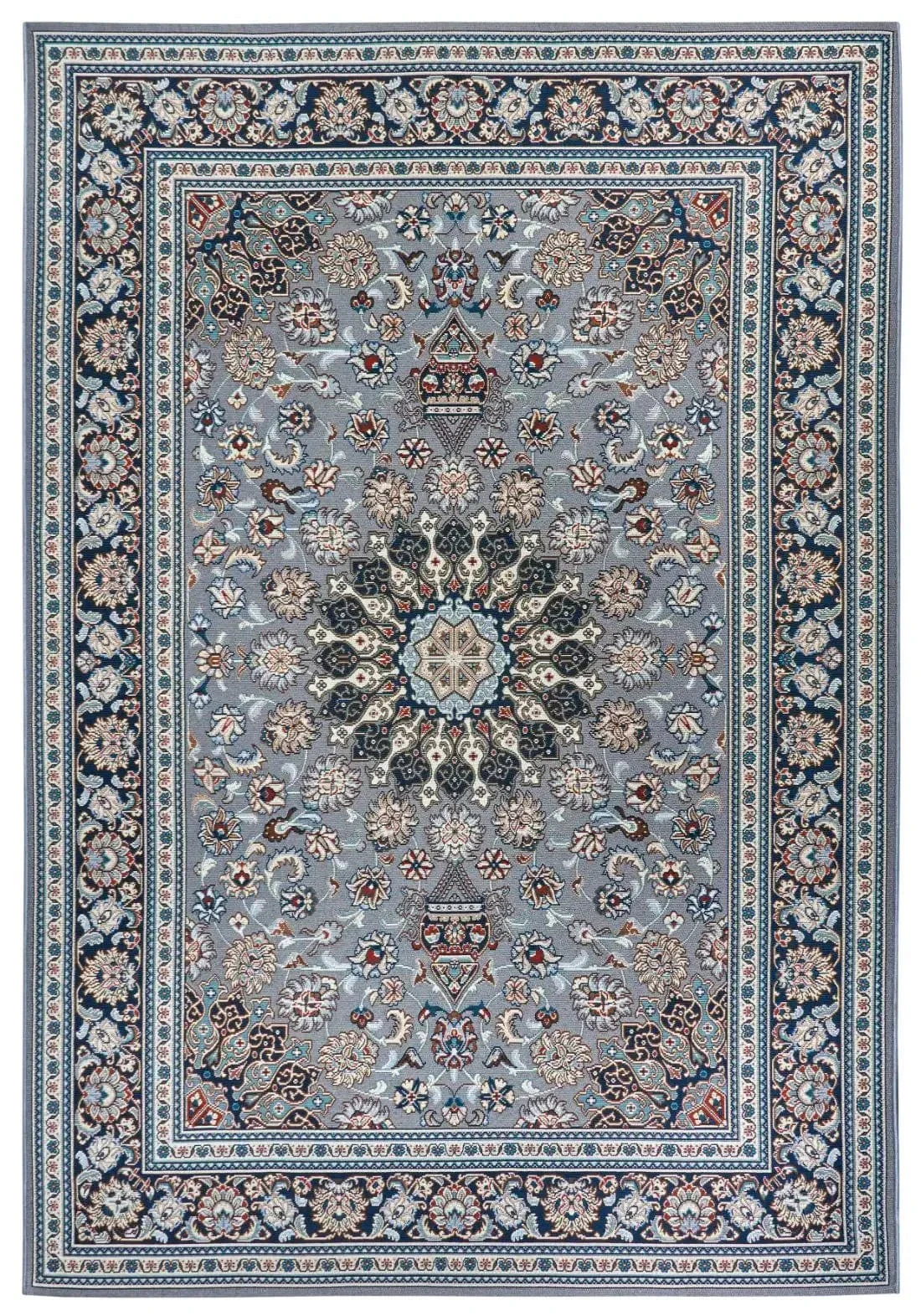 Flair Orient Indoor Outdoor 105717 Grey Blue Rug - Image 4