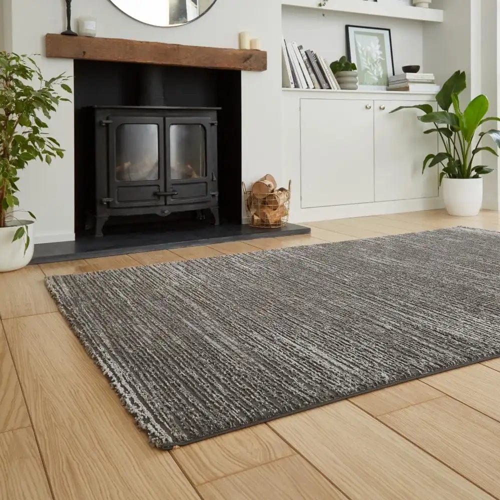 Flores Washable by Think 1930 Charcoal - Image 2