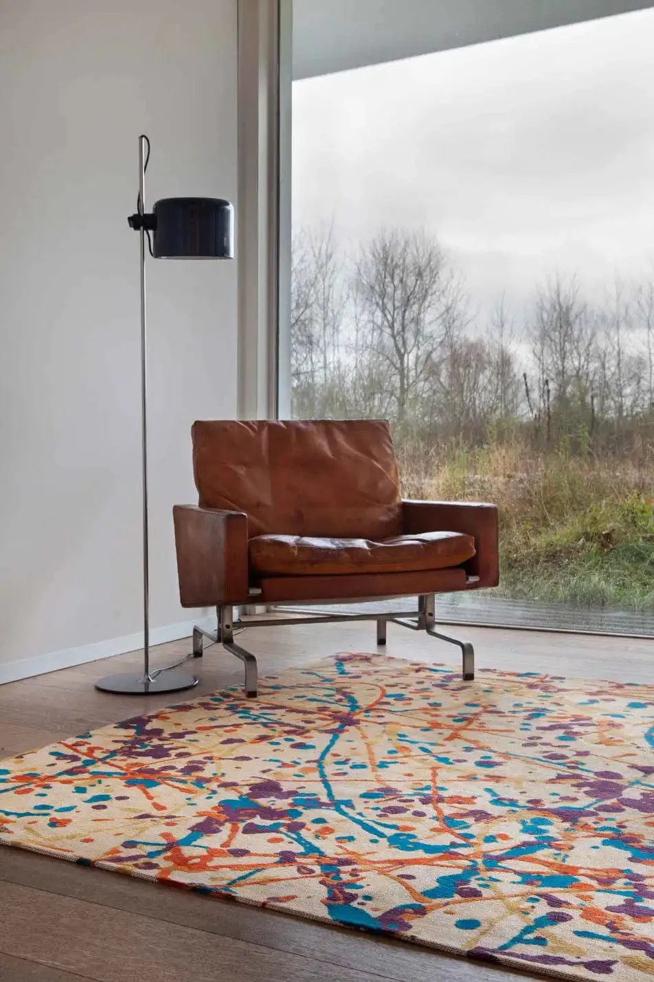 Gallery Expression 9221 Orange Drip Rugs