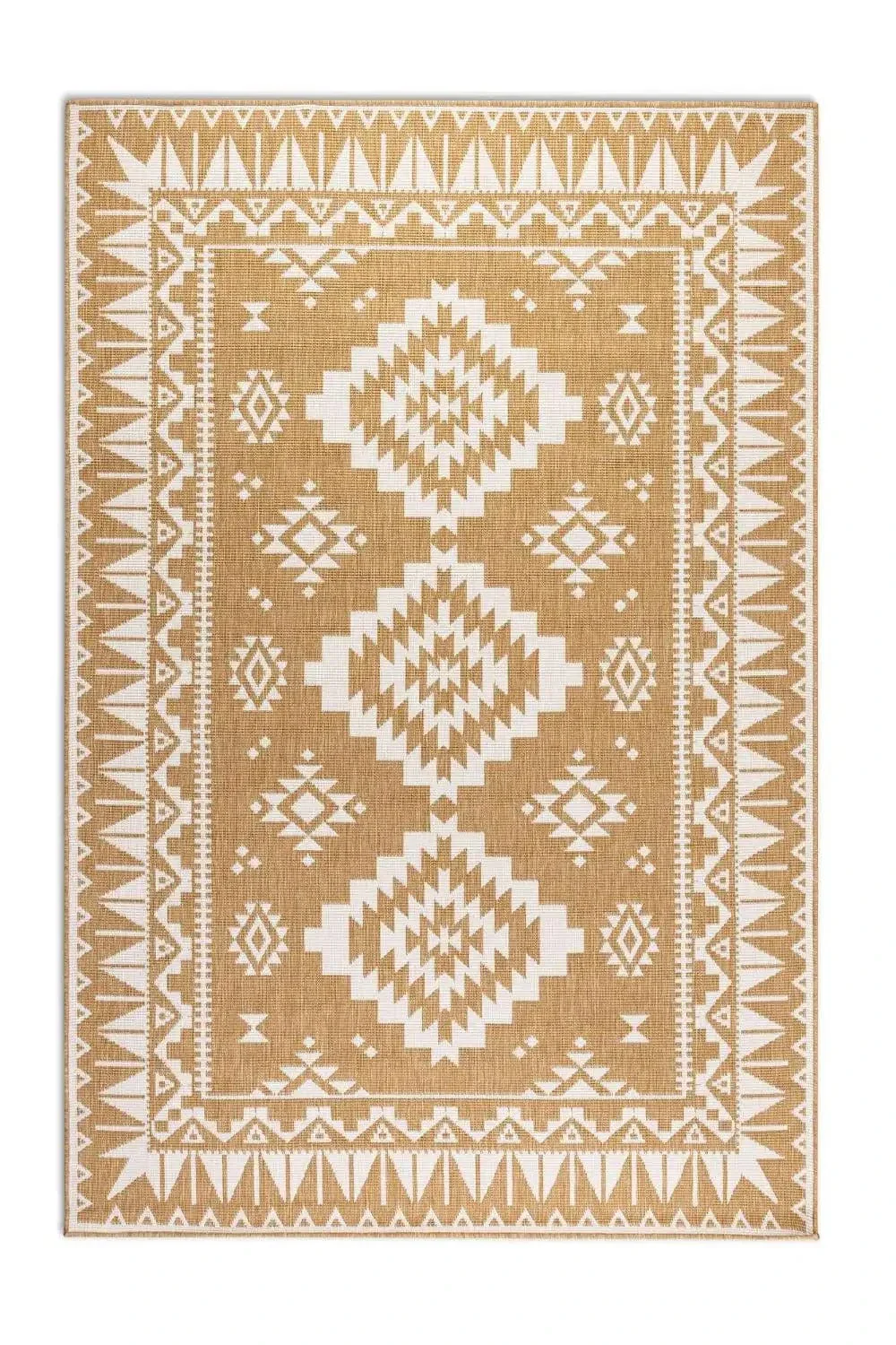 Gemini Reversible 106022 Ochre Rug - Image 7