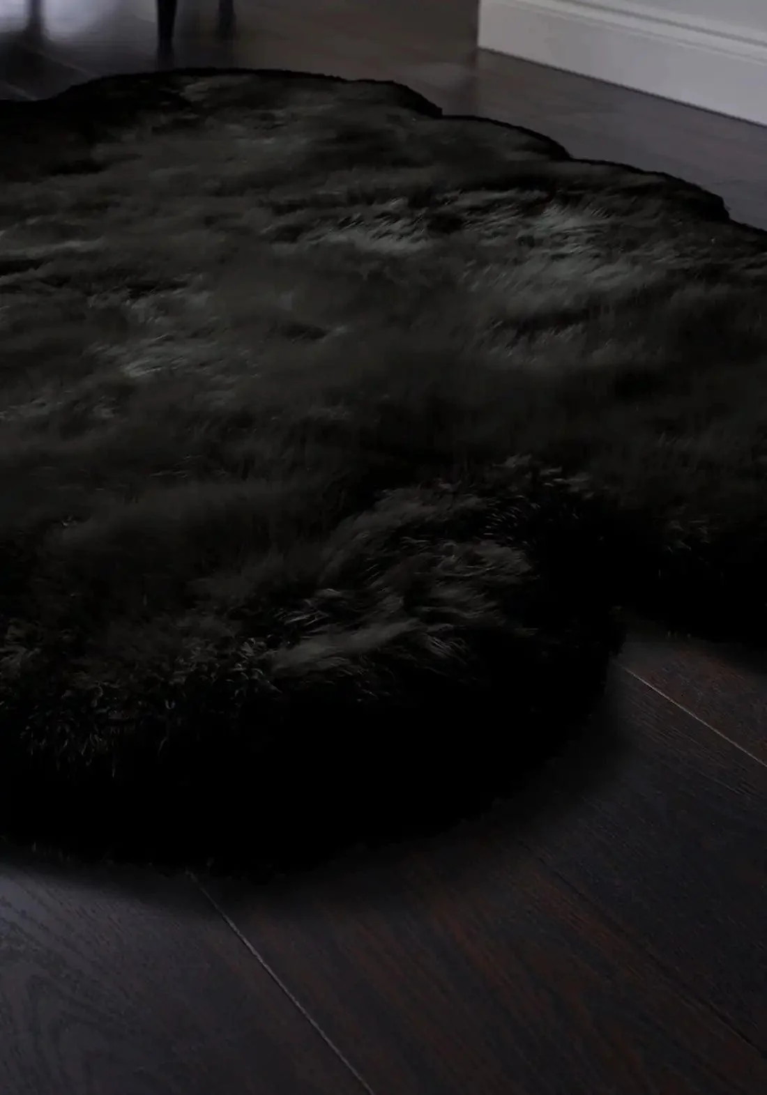 Genuine Sheepskin Black - Image 4