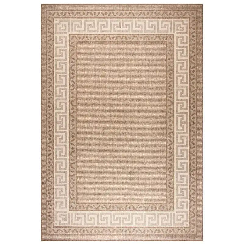 Greek Key Flatweave Brown - Image 2