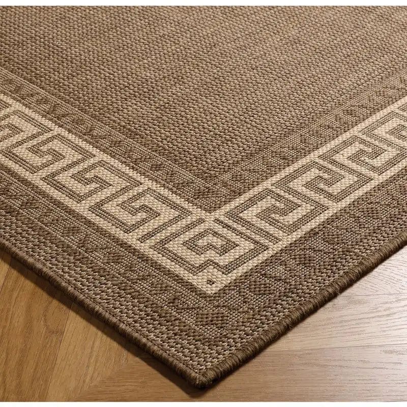 Greek Key Flatweave Brown - Image 5