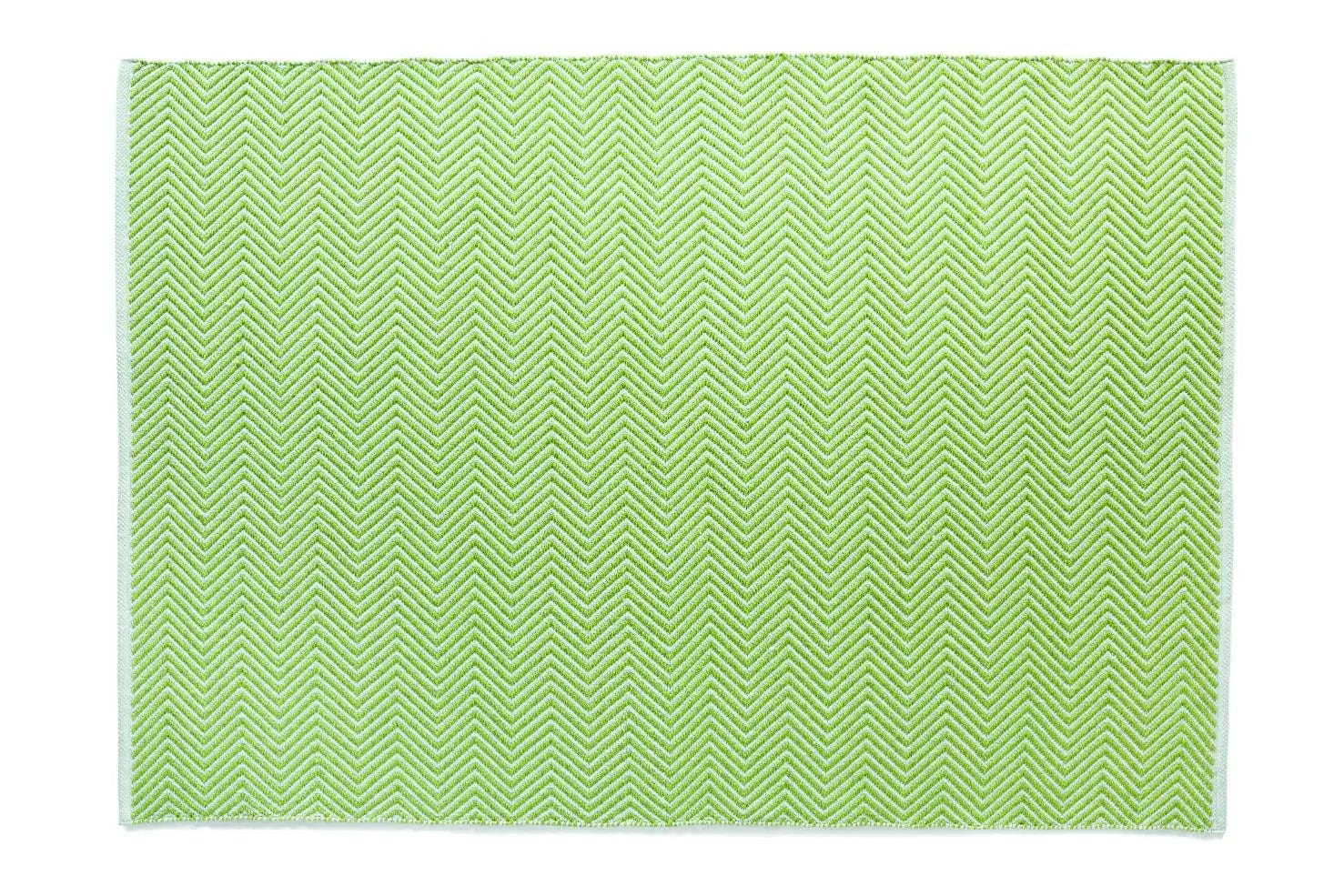 Hug Rug Woven Herringbone Rug Green - Image 2