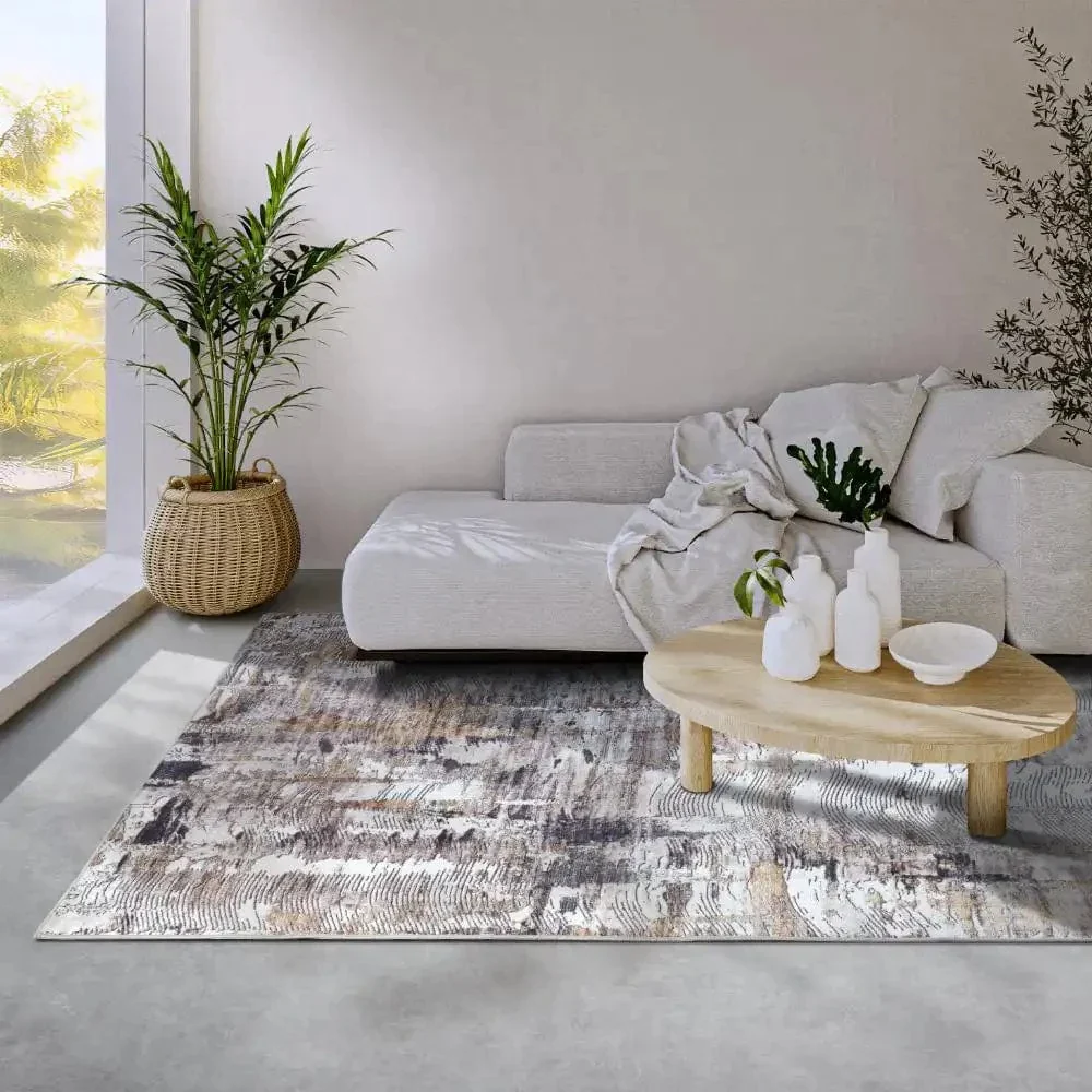 Imagination v2 Hans 106037 Anthracite Gold Rug