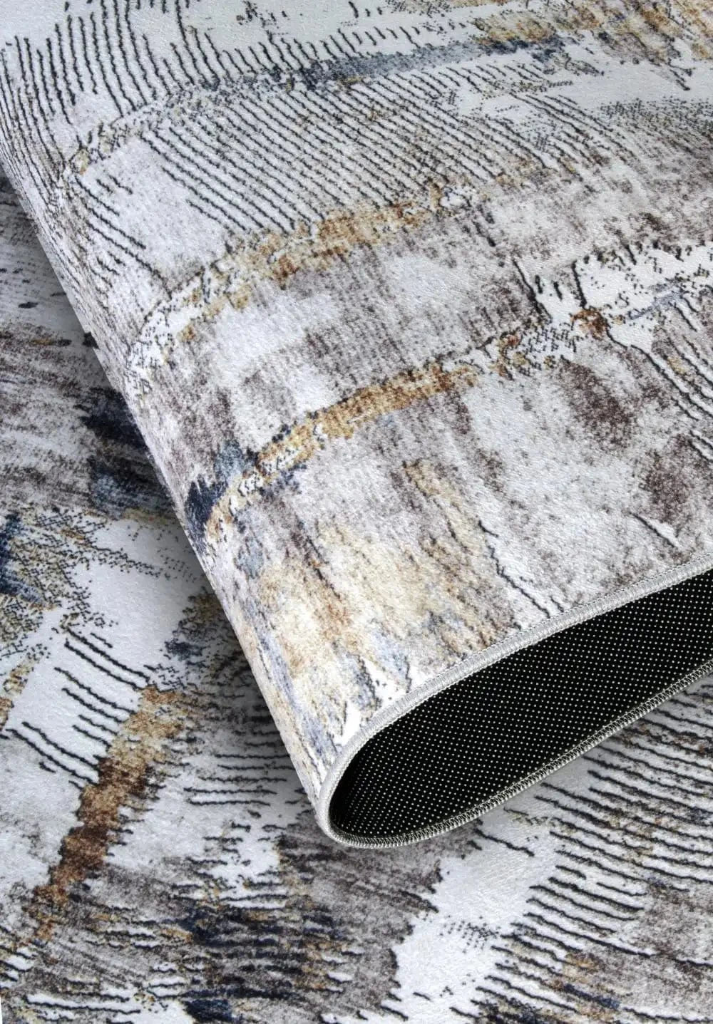 Imagination v2 Hans 106037 Anthracite Gold Rug - Image 4