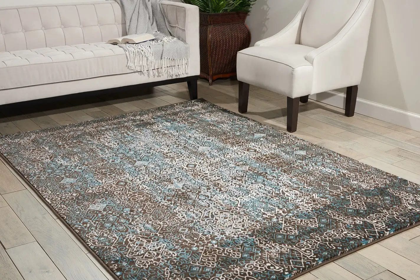 Karma Nourison KRM04 Blue - Image 4