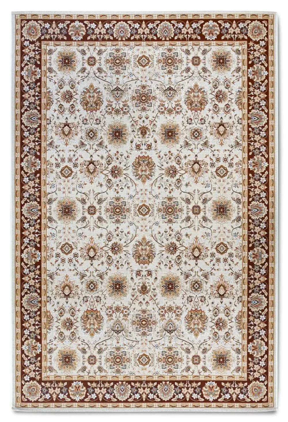 Kollektion 1767 106054 Cream Brown Rug - Image 2