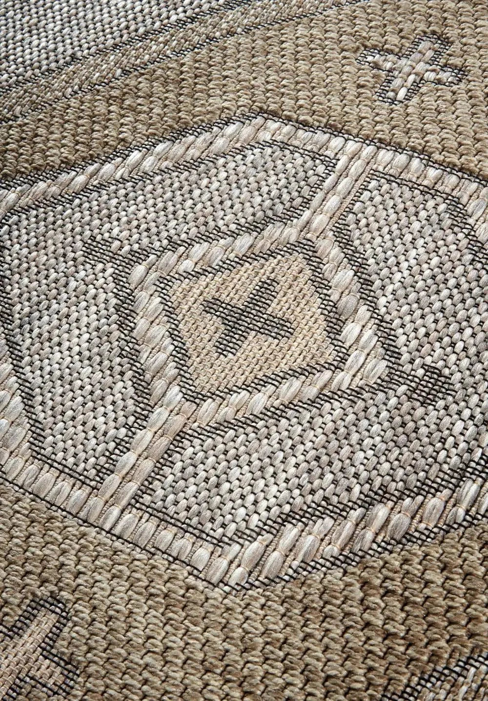 Kollektion 1836 Indoors or Outdoors 106079 Natural Brown Rug - Image 2