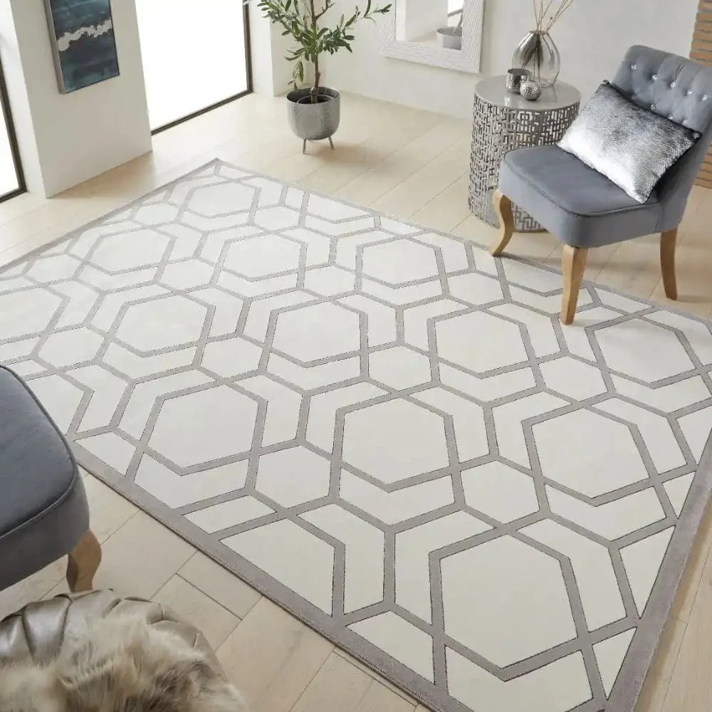 Lugano LUG04 Ivory Light Grey - Image 2