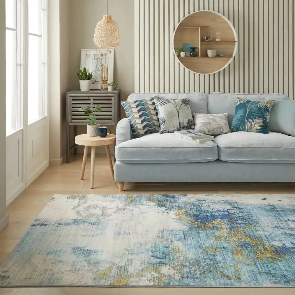 Lux Washable LUX04 Blue Gold