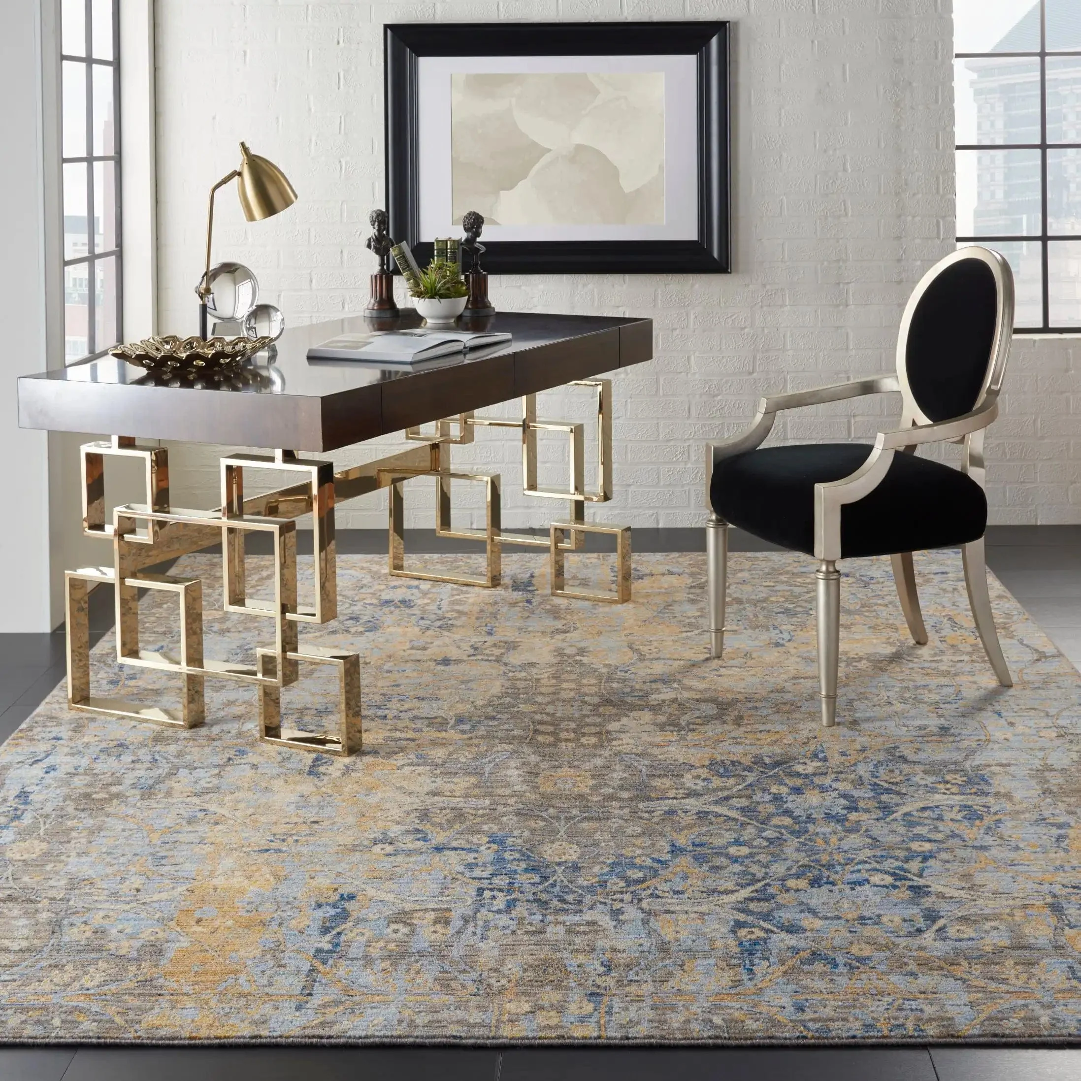 Majestic Nourison MST01 Beige Blue