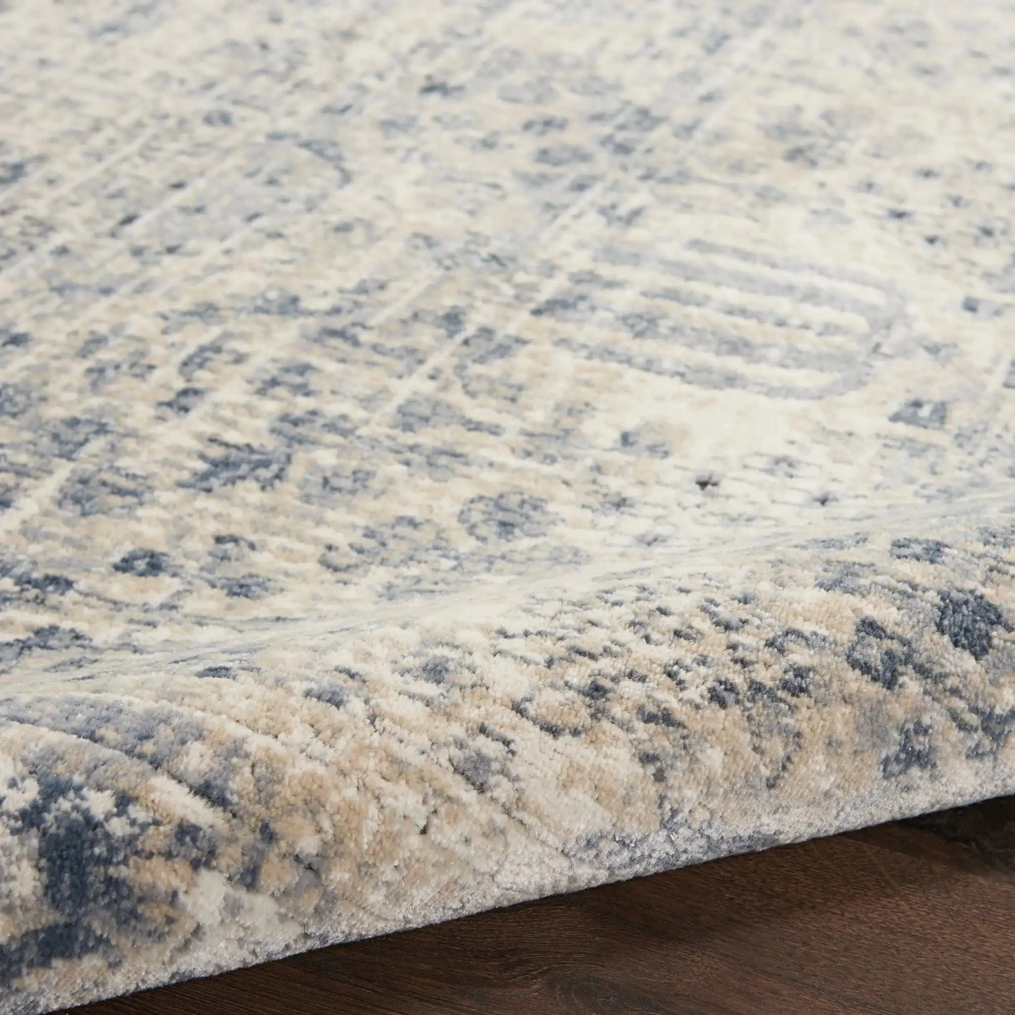 Kathy Ireland Malta MAI12 Ivory Blue Runner - Image 5