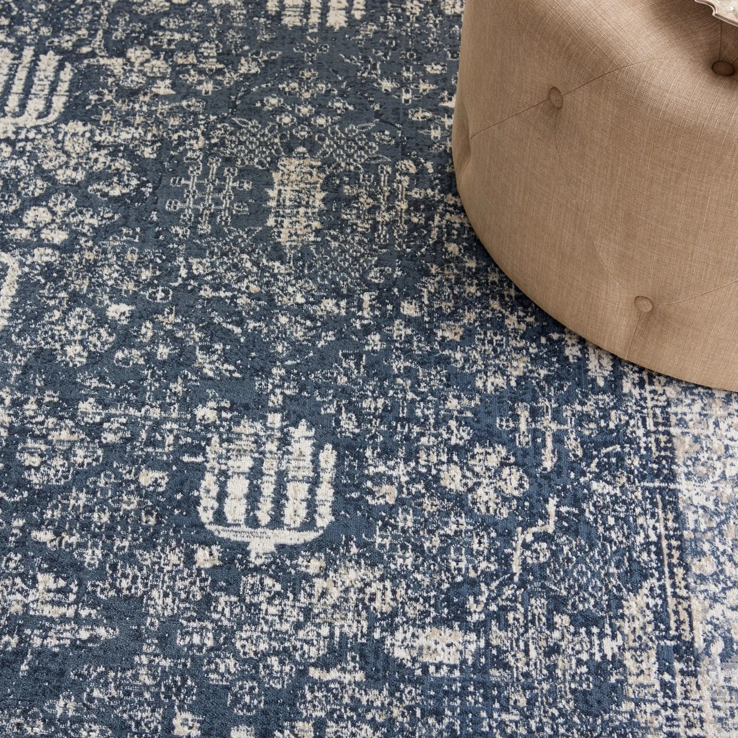 Kathy Ireland Malta MAI12 Navy Ivory Runner - Image 3