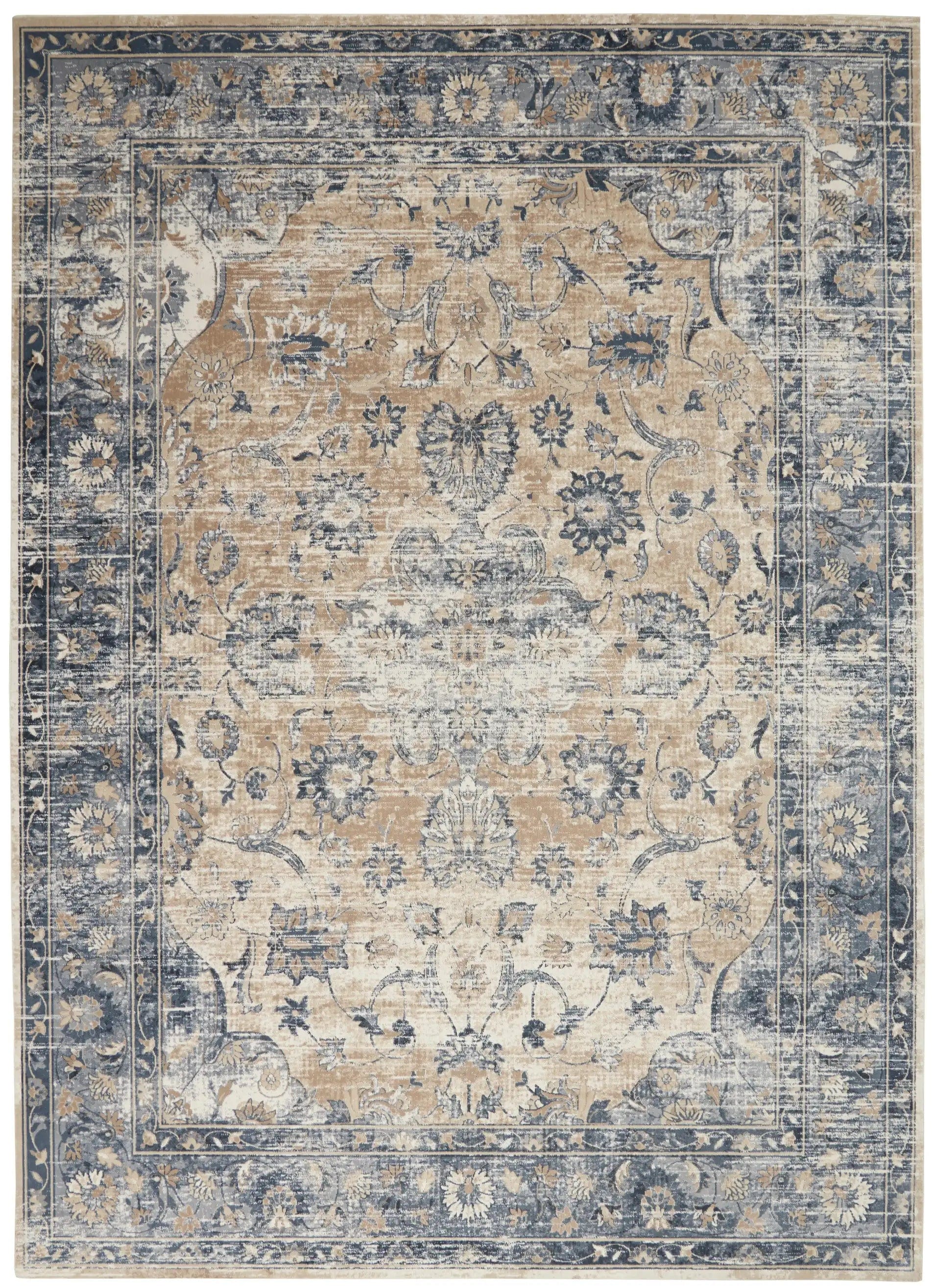 Kathy Ireland Malta MAI13 Blue Ivory Runner - Image 5