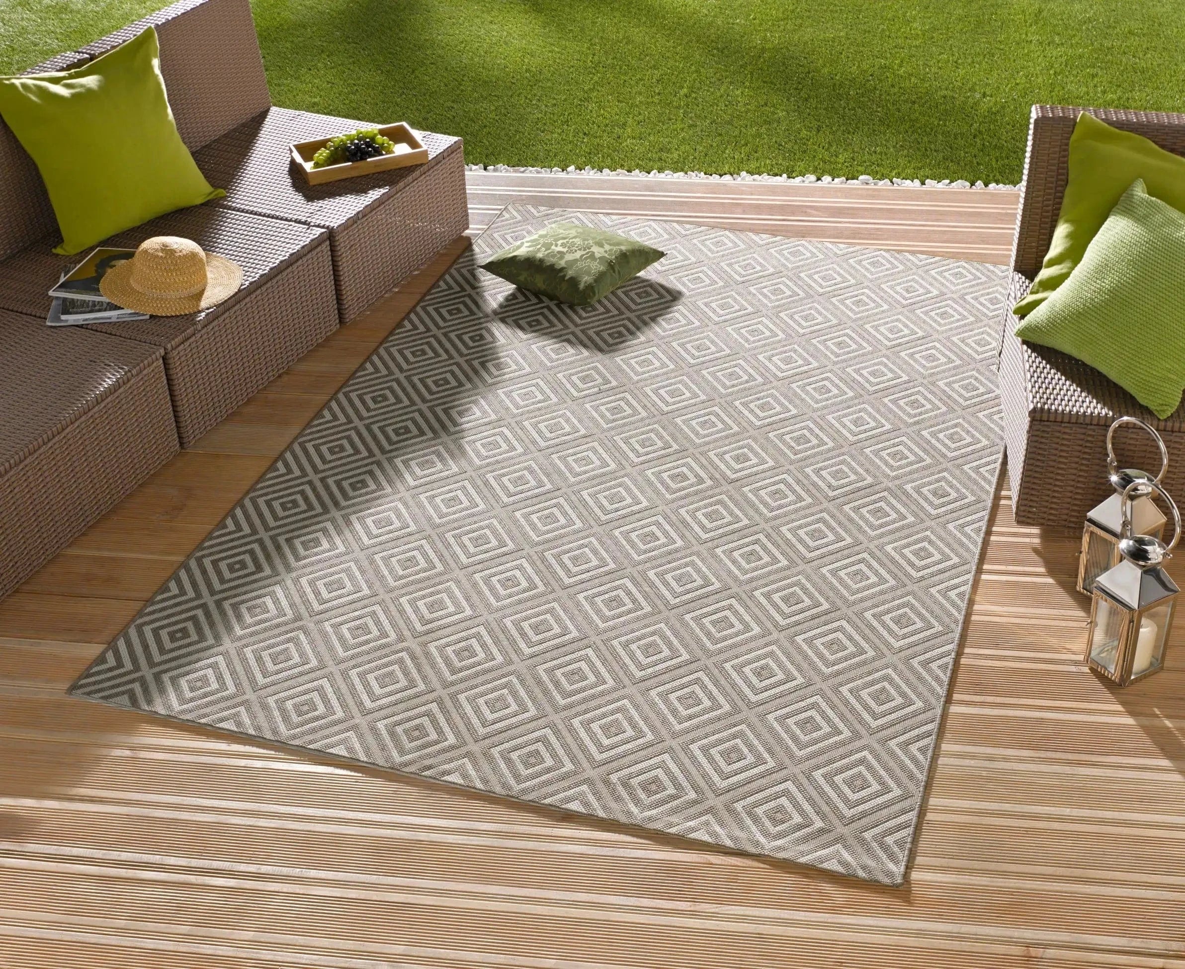 Meadow HH 102471 Karo Grey Rug - Image 2